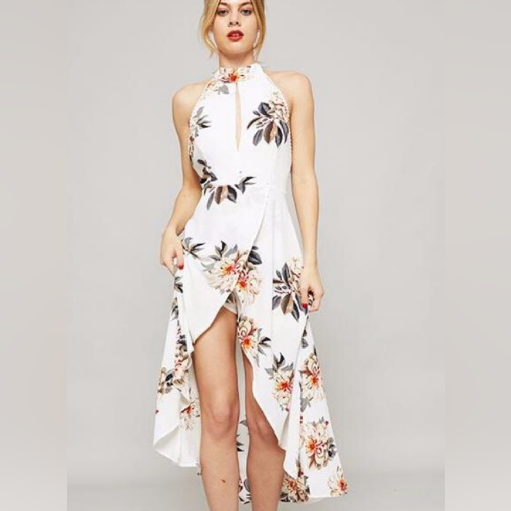 Promesa floral romper with skirt